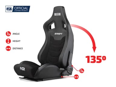 Nlr Elite Reclining Seat Ers4 Pu Leather & Suede Ed 7